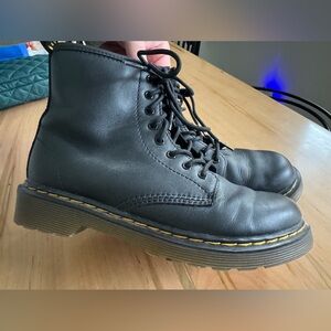 Dr. Martens Charcoal Leather Boots